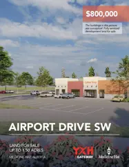 alt="sales package cover page for Airport Drive"