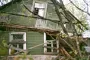 Unsafe derelict building