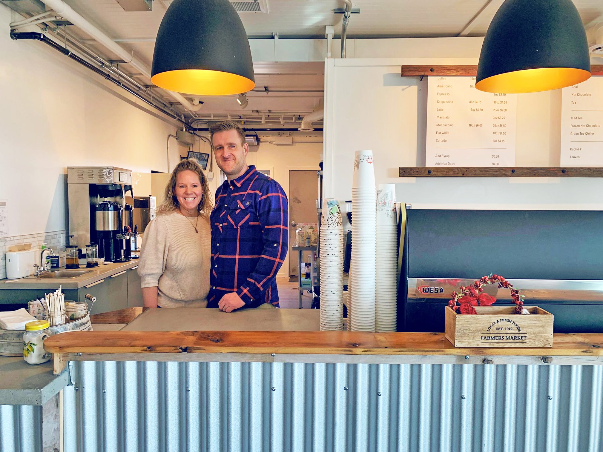 Owners, Kara and Kristian, Homestead Market