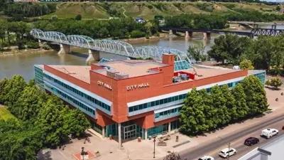 City Hall aerial view