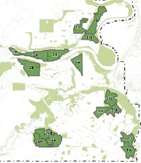 Food waste pilot routes Map of food waste collection routes