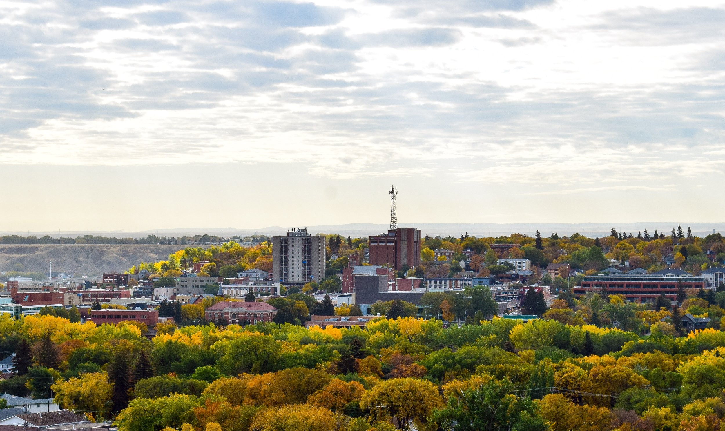 View of Medicine Hat from Crescent Heights.