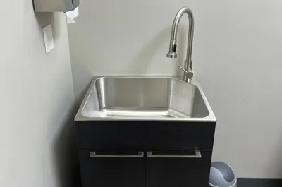 River Dental laundry sink upgraded through City Centre Vibrancy Program