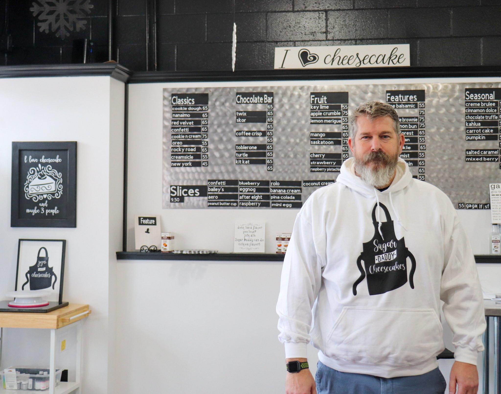 Owner, Sugar Daddy Cheesecakes, Bill Woolmer