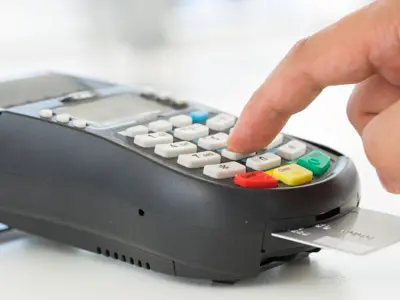a point of sale debit machine