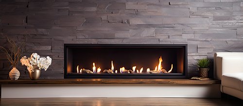 Graphic of gas fireplace